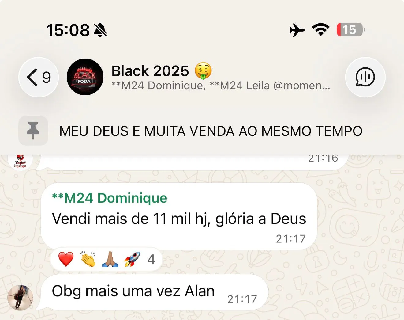 Mais de 11 mil reais vendidos em um dia